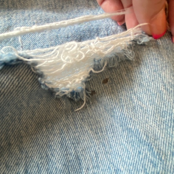 Abercrombie & Fitch The 90's Straight Ultra High Rise distressed 16972 - Picture 15 of 15